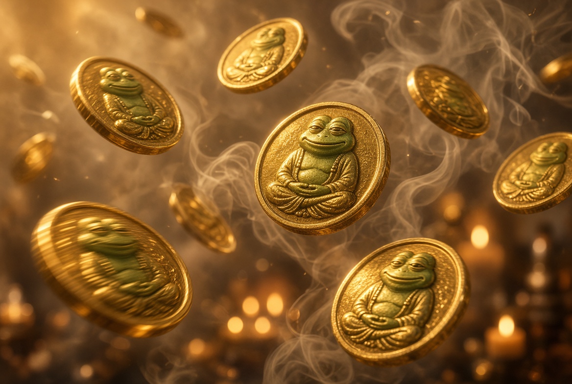 Flying coins